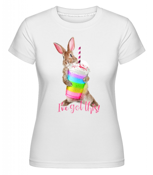 I Have Got This Rabbit -  Shirtinator Women's T-Shirt - White - Front