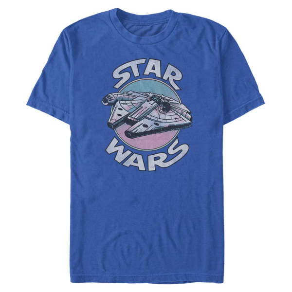 Star Wars - Millennium Falcon Blastoff Cantina - Männer T-Shirt - Royalblau - Vorne