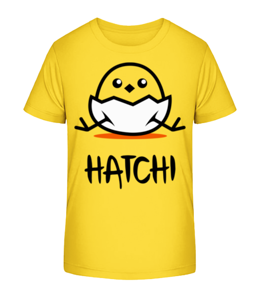 Hatchi - Broken Egg - Kid's Bio T-Shirt Stanley Stella - Yellow - Front