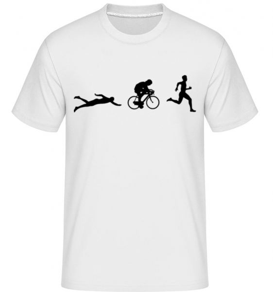 Triathlon - Shirtinator Männer T-Shirt - Weiß - Vorne