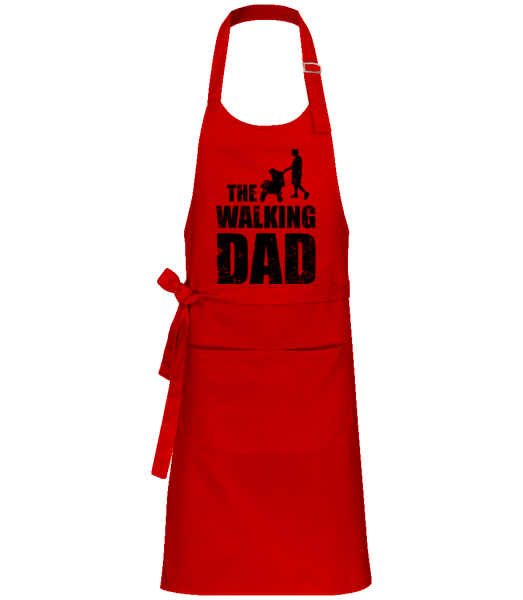 The Walking Dad - Professional Apron - Red - Front