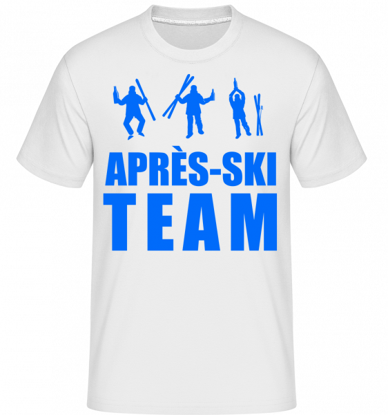 Après Ski Team -  Shirtinator Men's T-Shirt - White - Vorn