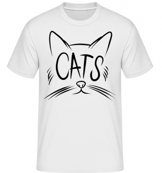 Cats - Shirtinator Männer T-Shirt - Weiß - Vorne