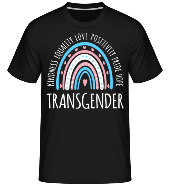 LGBTQ Transgender - Shirtinator Männer T-Shirt - Schwarz - Vorne