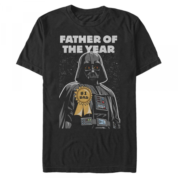 Star Wars - Darth Vader Father Of The Year - Father's Day - Men's T-Shirt - Black - Front