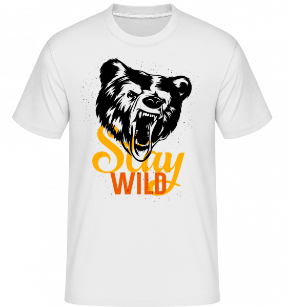 Stay Wild -  Shirtinator Men's T-Shirt - White - Vorn