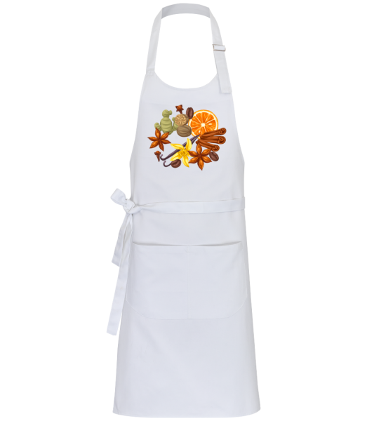 Spices - Professional Apron - White - Front