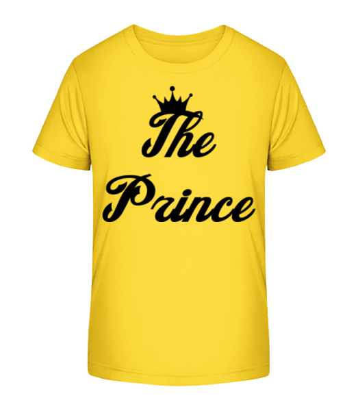 The Prince - Kinder Bio T-Shirt Stanley Stella - Gelb - Vorne