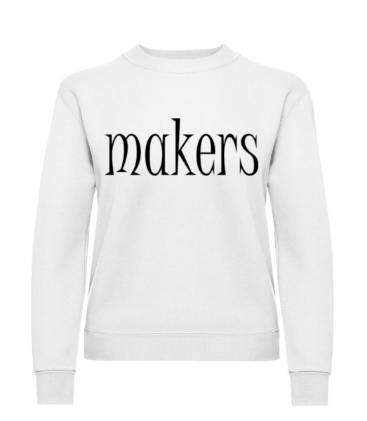 Trouble Makers Partner - Frauen Pullover - Weiß - Vorne