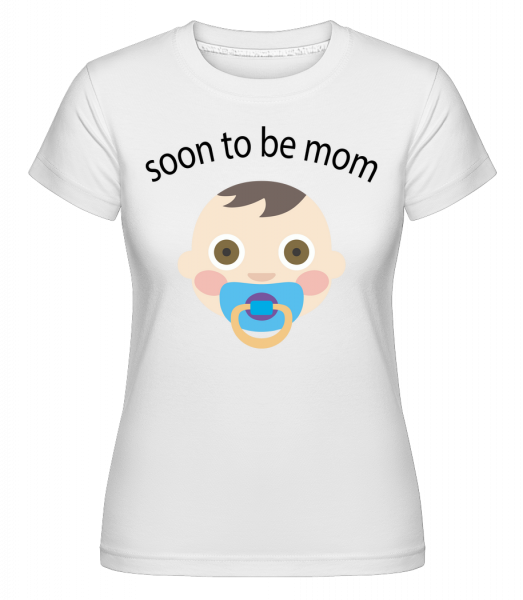 Soon To Be Mom -  Shirtinator Women's T-Shirt - White - Vorn