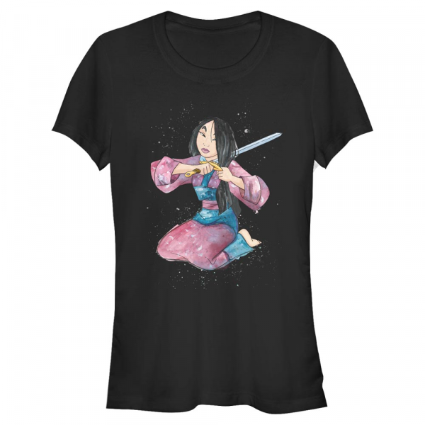 Disney - Mulan - Mulan Simple Chop - Frauen T-Shirt - Schwarz - Vorne