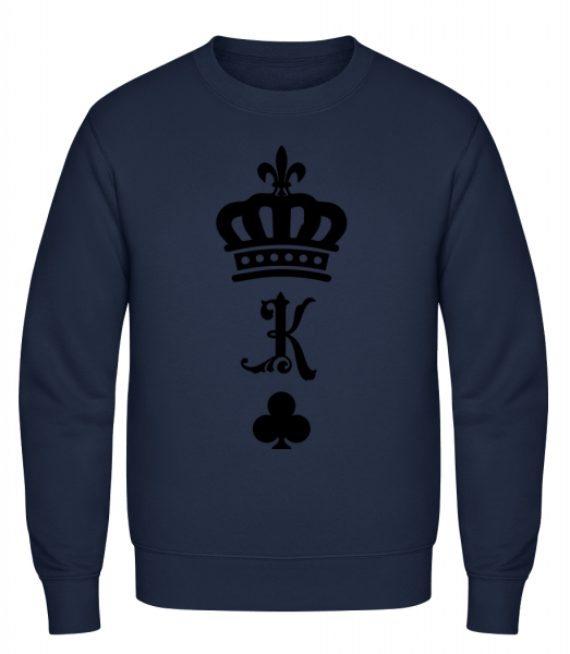 King Crown - Classic Set-In Sweatshirt - Navy - Vorn