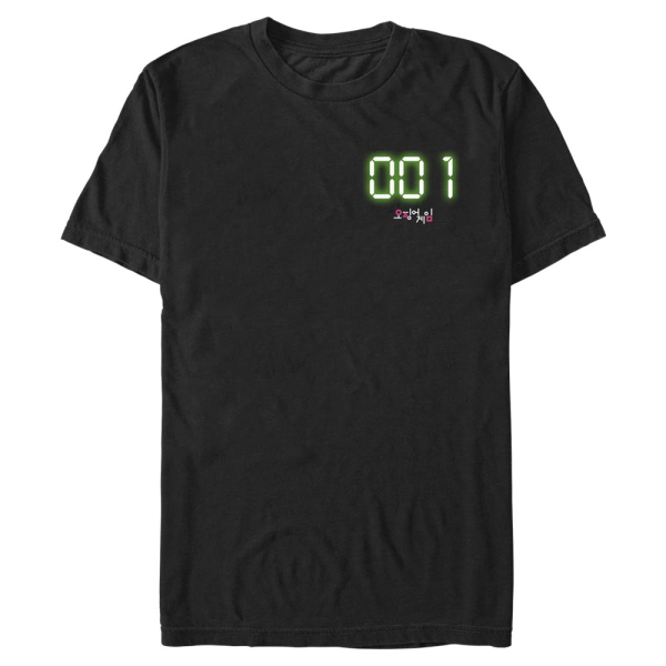 Netflix - Squid Game - Logo One - Männer T-Shirt - Schwarz - Vorne