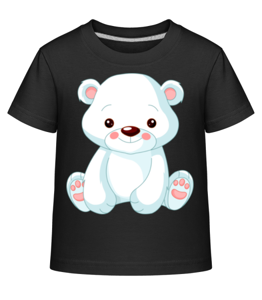 Sweet Polar Bear - Kid's Shirtinator T-Shirt - Black - Front