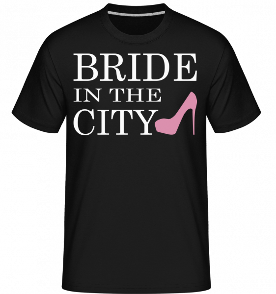 Bride In The City - Shirtinator Männer T-Shirt - Schwarz - Vorn