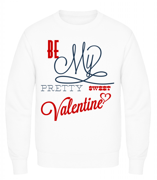 Be My Valentine - Männer Pullover AWDis - Weiß - Vorn