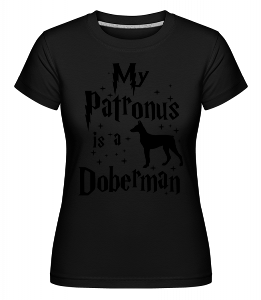 My Patronus Is A Doberman -  Shirtinator Women's T-Shirt - Black - Vorn