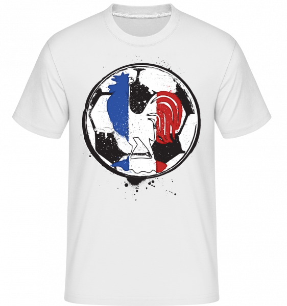 Fußball Frankreich - Shirtinator Männer T-Shirt - Weiß - Vorn