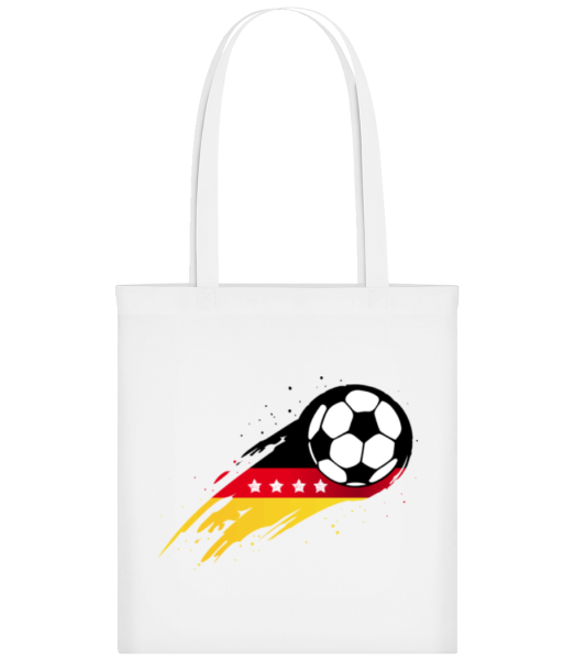 Deutschland WM Sterne - Stofftasche - Weiß - Vorne
