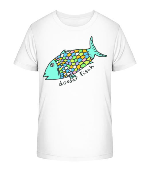Douder Fisch - Kinder Bio T-Shirt Stanley Stella - Weiß - Vorne