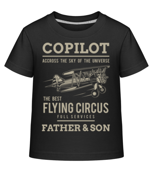 Copilot - Kid's Shirtinator T-Shirt - Black - Front