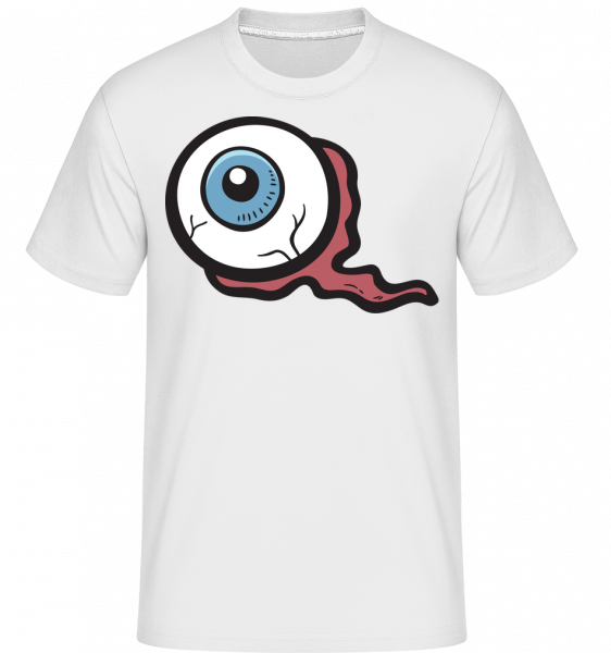 Fieses Auge - Shirtinator Männer T-Shirt - Weiß - Vorn