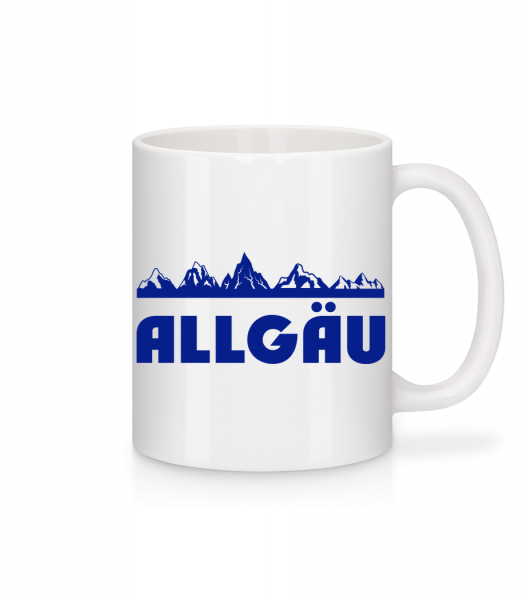 Allgäu - Tasse - Weiß - Vorn