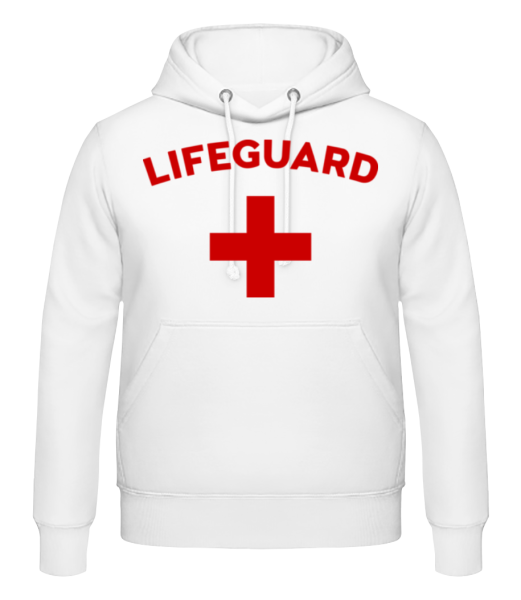 Lifeguard - Men's Hoodie - White - Front
