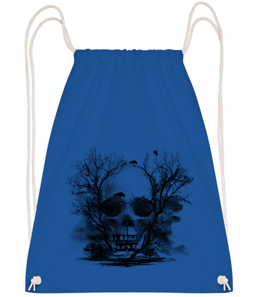 Death Trees - Drawstring Backpack - Royal blue - Vorn