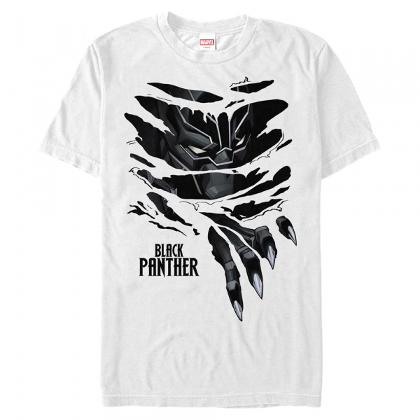 Marvel - Avengers - Black Panther Panther Breakthrough - Männer T-Shirt - Weiß - Vorne