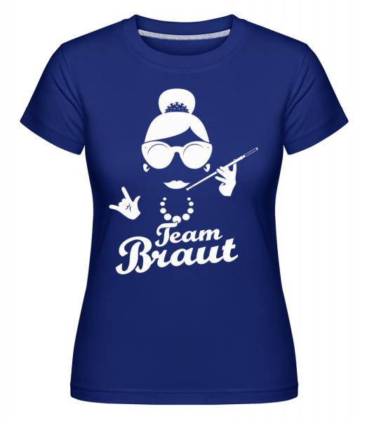 Team Braut - Shirtinator Frauen T-Shirt - Royalblau - Vorn