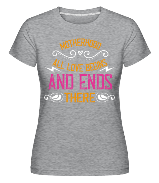 Motherhood -  Shirtinator Women's T-Shirt - Heather grey - Front