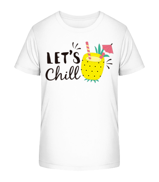 Let´s Chill - Kid's Bio T-Shirt Stanley Stella - White - Front