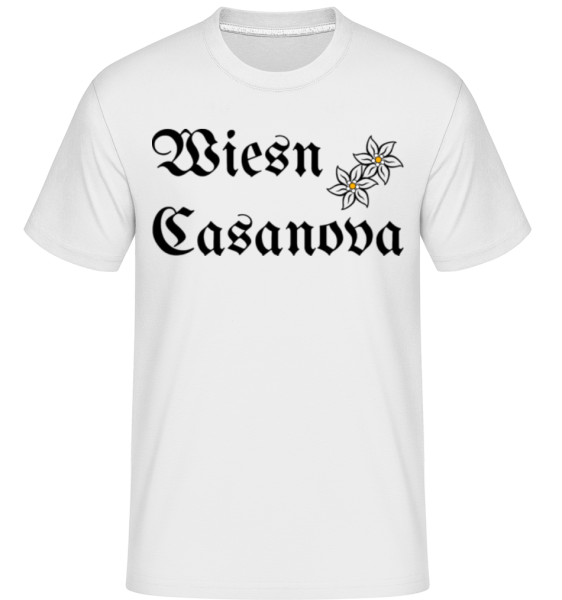 Wiesn Casanova - Shirtinator Männer T-Shirt - Weiß - Vorne