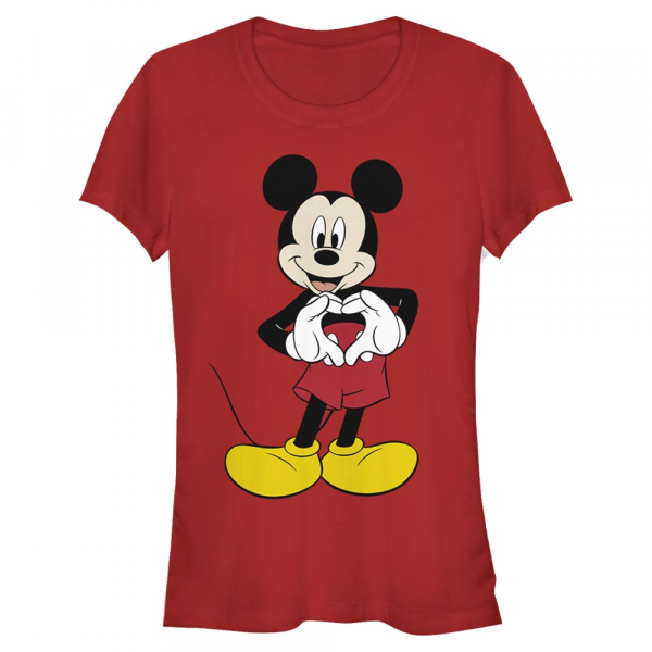 Disney - Mickey Mouse - Mickey Mouse Mickey Love - Women's T-Shirt - Red - Front