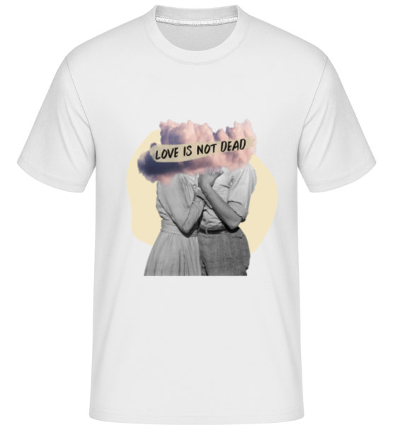 Love Is Not Dead -  Shirtinator Men's T-Shirt - White - Front