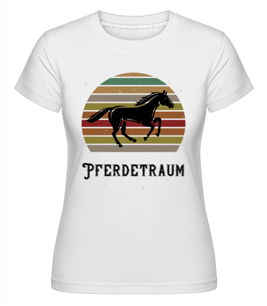 Pferdetraum - Shirtinator Frauen T-Shirt - Weiß - Vorn