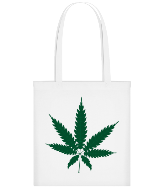 Cannabis - Stofftasche - Weiß - Vorne