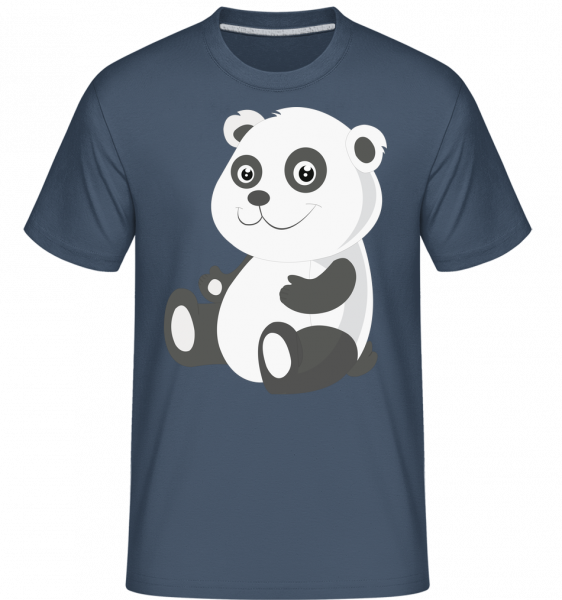Panda Comic -  Shirtinator Men's T-Shirt - Denim - Vorn