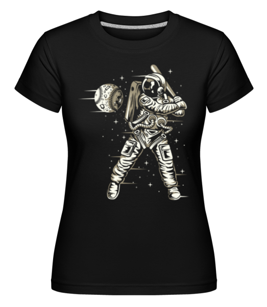 Space Baseball -  Shirtinator Women's T-Shirt - Black - Front