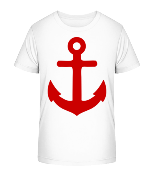 Anchor - Kid's Bio T-Shirt Stanley Stella - White - Front
