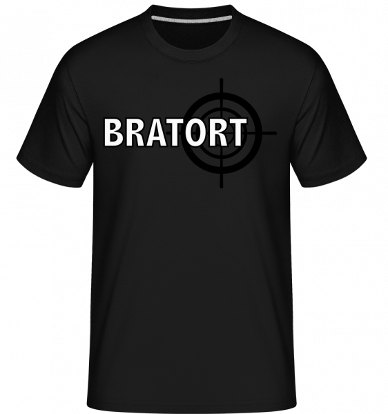 Bratort - Shirtinator Männer T-Shirt - Schwarz - Vorn