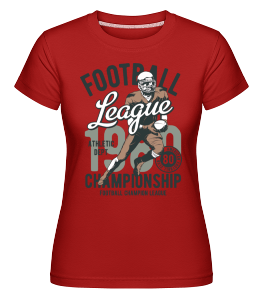 Athletic Dept - Shirtinator Frauen T-Shirt - Rot - Vorne