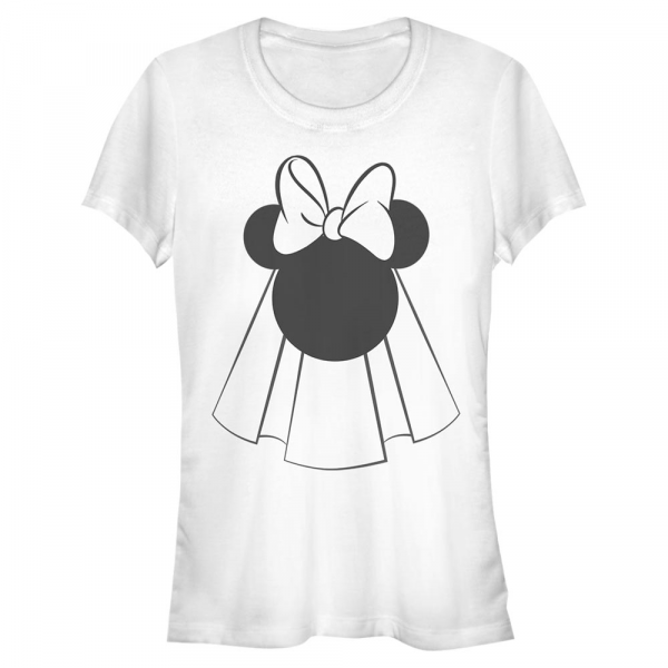 Disney Classics - Micky Maus - Minnie Mouse Mouse Bride - Frauen T-Shirt - Weiß - Vorne