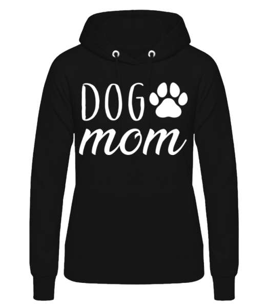 Dog Mom - Women's Hoodie - Black - Front