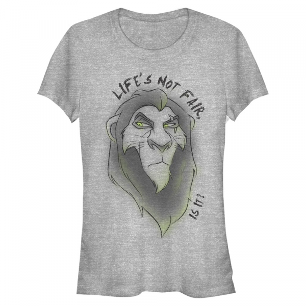 Disney - The Lion King - Scar Is It - Women's T-Shirt - Heather grey - Front