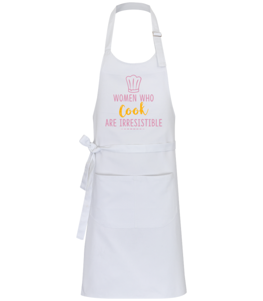 Women Who Cook - Professional Apron - White - Front