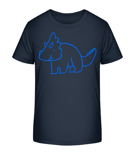Dinosaur Kids Blue - Kinder Bio T-Shirt Stanley Stella - Marine - Vorne