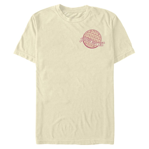Netflix - Stranger Things - Waffle Pocket - Men's T-Shirt - Cream - Front