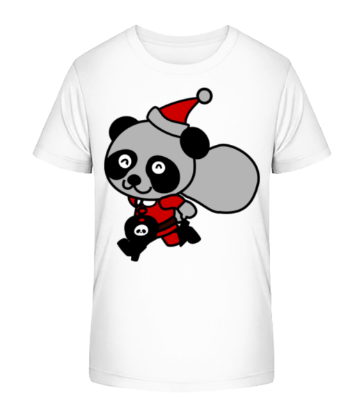 Weihnachtsbär - Kinder Bio T-Shirt Stanley Stella - Weiß - Vorne